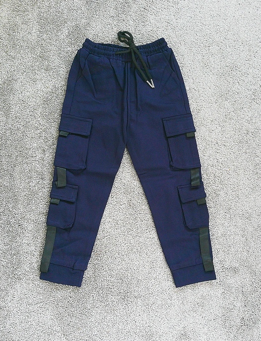 Comfort Fit Solid Color Cargo Joggers For Boys, Stylish Side Taped Detail, Multiple Pockets, Breathable Fabric, Casual Sporty Pants for Spring, Summer, Autumn Outdoor Wear and Everyday Activities