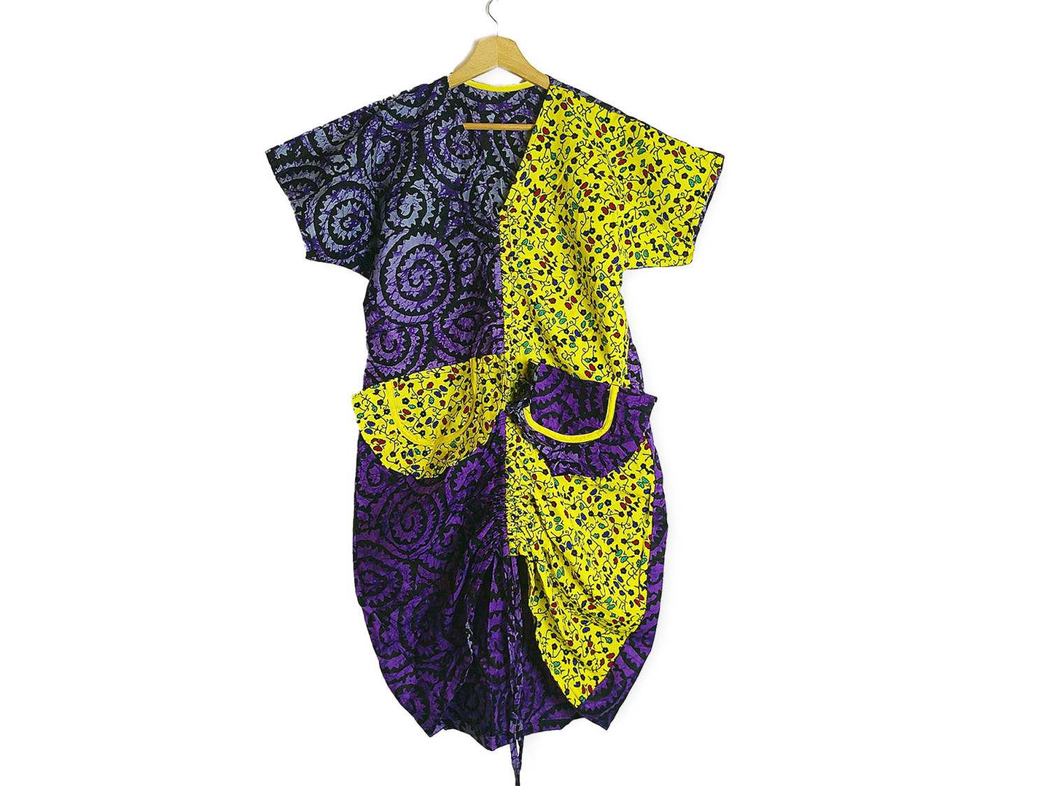 Elegant Ready-To-Wear Ankara Dress With Stylish Pockets And Pattern, African Dress, High Quality African clothing for Women