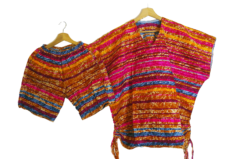 Stylish Ready-To-Wear Ankara Two-Piece Short And Top,  High Quality African clothing for Women